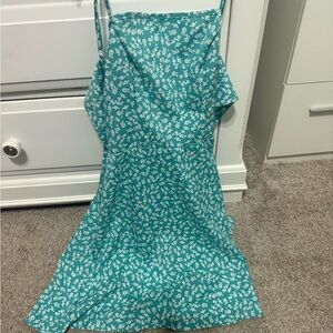 Floral Teal Dress